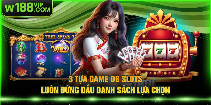 3 tựa game DB Slots luôn đứng đầu danh sách lựa chọn
