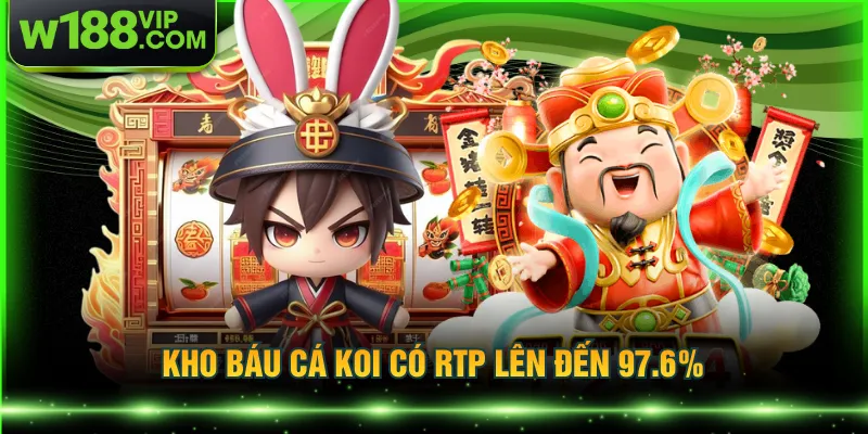 Kho báu cá koi có RTP lên đến 97.6%