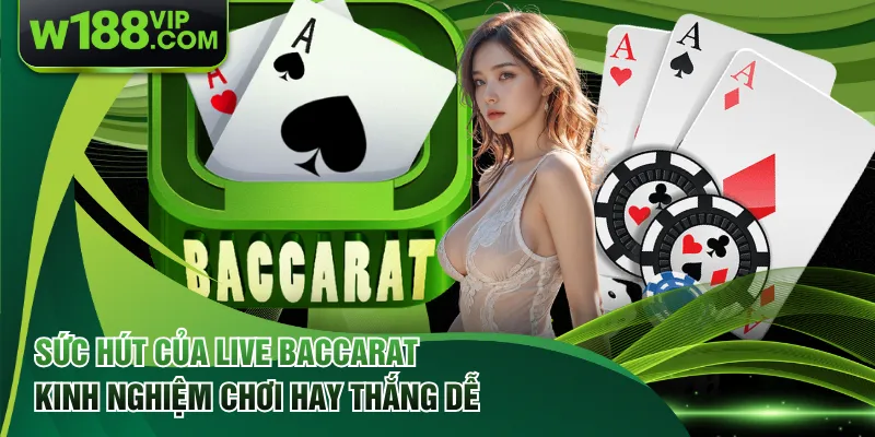 Sức Hút Của Live Baccarat & Kinh Nghiệm Chơi Hay Thắng Dễ